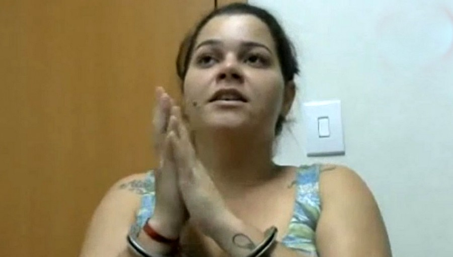 Imagens de câmeras do hospital mostram presa por matar grávida de 16 anos chegando com bebê roubado e simulando dores em Cuiabá